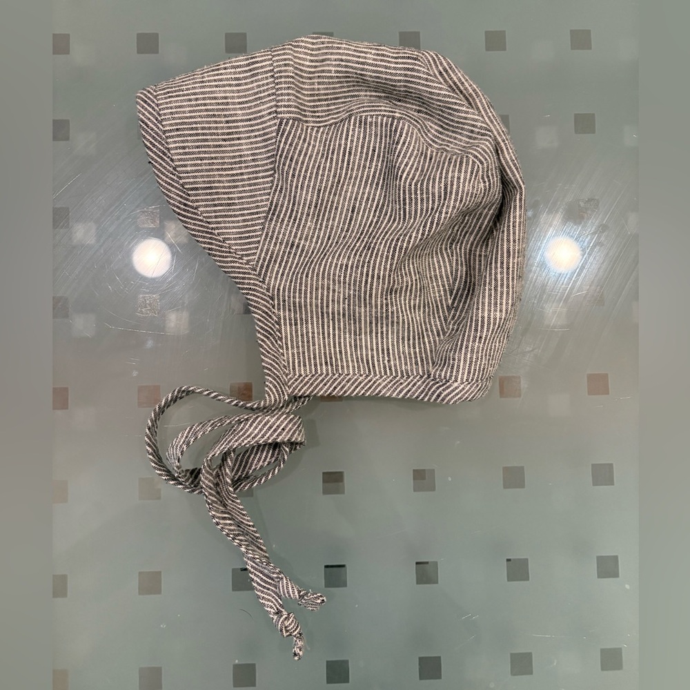 Briar Baby Striped Baby Brimmed Bonnet